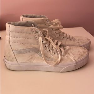 White high top vans
